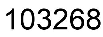 Número 103268 imagen negro