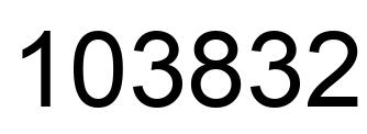 Número 103832 imagen negro