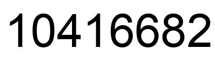 Número 10416682 imagen negro