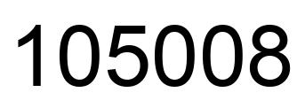 Número 105008 imagen negro