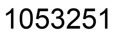 Número 1053251 imagen negro