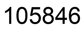 Número 105846 imagen negro
