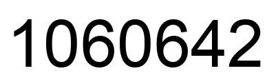 Número 1060642 imagen negro