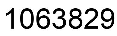Número 1063829 imagen negro