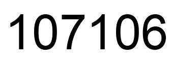 Número 107106 imagen negro