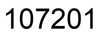 Número 107201 imagen negro