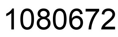 Número 1080672 imagen negro