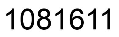 Número 1081611 imagen negro