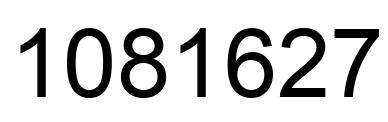Número 1081627 imagen negro
