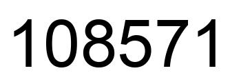 Número 108571 imagen negro