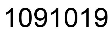 Número 1091019 imagen negro