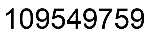 Número 109549759 imagen negro