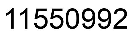Número 11550992 imagen negro
