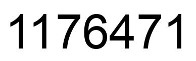 Número 1176471 imagen negro