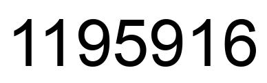 Número 1195916 imagen negro
