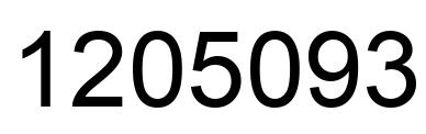 Número 1205093 imagen negro