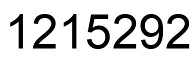 Número 1215292 imagen negro