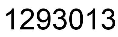 Número 1293013 imagen negro