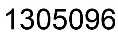 Número 1305096 imagen negro