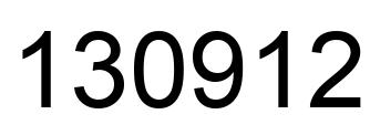 Número 130912 imagen negro