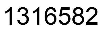 Número 1316582 imagen negro
