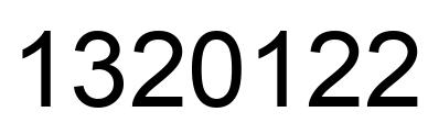 Número 1320122 imagen negro