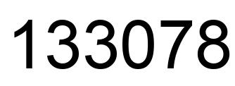 Número 133078 imagen negro