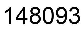 Número 148093 imagen negro