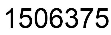 Número 1506375 imagen negro