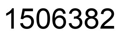 Número 1506382 imagen negro