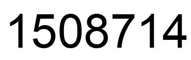 Número 1508714 imagen negro