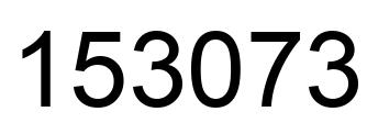 Número 153073 imagen negro