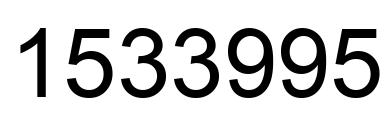 Número 1533995 imagen negro