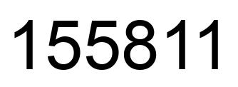 Número 155811 imagen negro