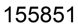 Número 155851 imagen negro