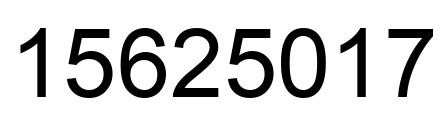 Número 15625017 imagen negro