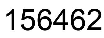 Número 156462 imagen negro