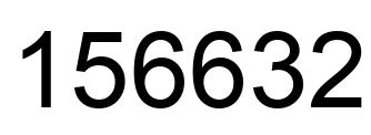 Número 156632 imagen negro
