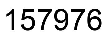 Número 157976 imagen negro