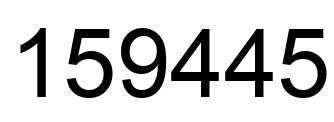 Número 159445 imagen negro