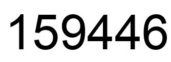 Número 159446 imagen negro