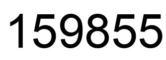 Número 159855 imagen negro