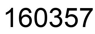 Número 160357 imagen negro