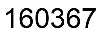 Número 160367 imagen negro