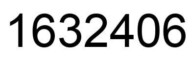 Número 1632406 imagen negro