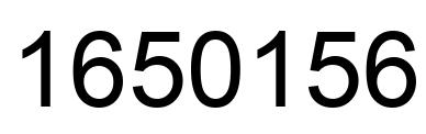 Número 1650156 imagen negro