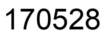 Número 170528 imagen negro