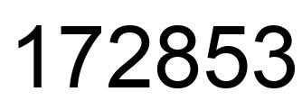 Número 172853 imagen negro