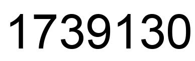 Número 1739130 imagen negro