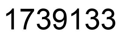 Número 1739133 imagen negro